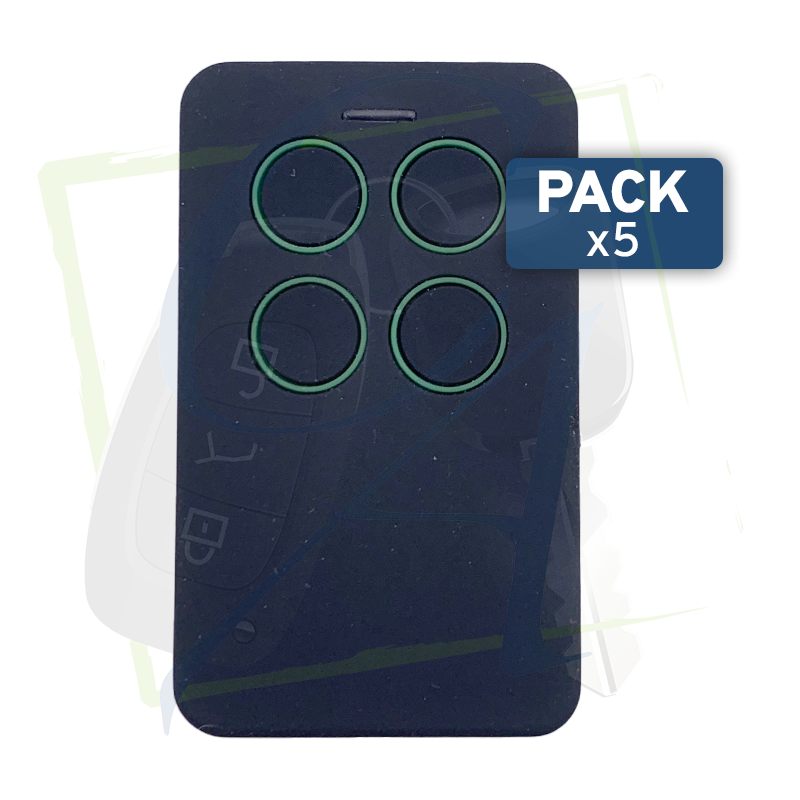 PACK DE 5 TELECOMMANDES 4 BOUTONS