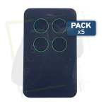 PACK DE 5 TELECOMMANDES 4 BOUTONS