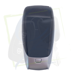 COQUE CLÉ MERCEDES MAINS LIBRES vue de dos