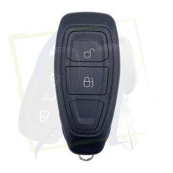 CLÉ FORD ECOSPORT MAINS LIBRES VUE DE FACE