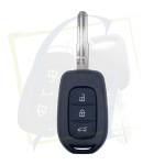 CLÉ DACIA & RENAULT NSN14 3 BOUTONS FACE