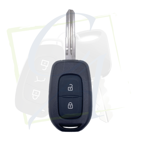 CLÉ DACIA & RENAULT NSN14 2 BOUTONS face