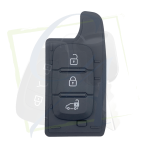 TAPIS CLÉ FLIP DACIA 3 BOUTONS