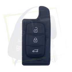 TAPIS CLÉ FLIP DACIA 3 BOUTONS