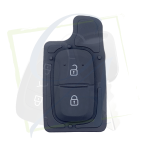 TAPIS CLÉ FLIP DACIA 2 BOUTONS face