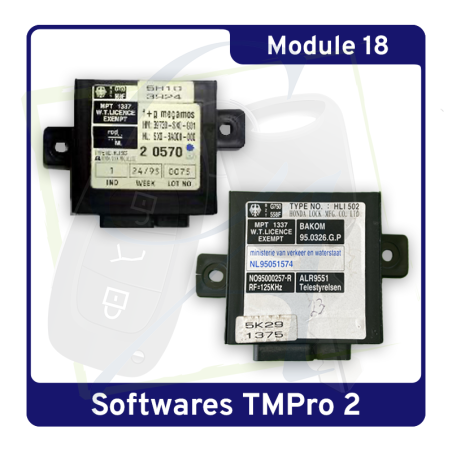 MODULE 18 TMPRO2 – Transpondeur sur Immobox Megamos Honda & Acura