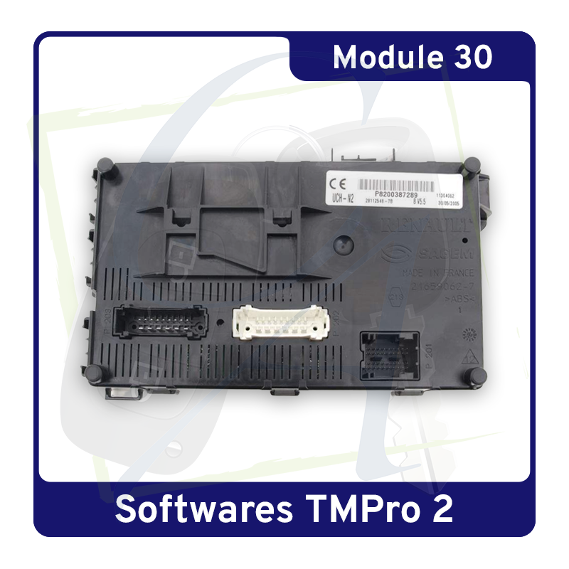 MODULE 30 TMPRO2 – Programmation clés UCH Sagem Renault Clio