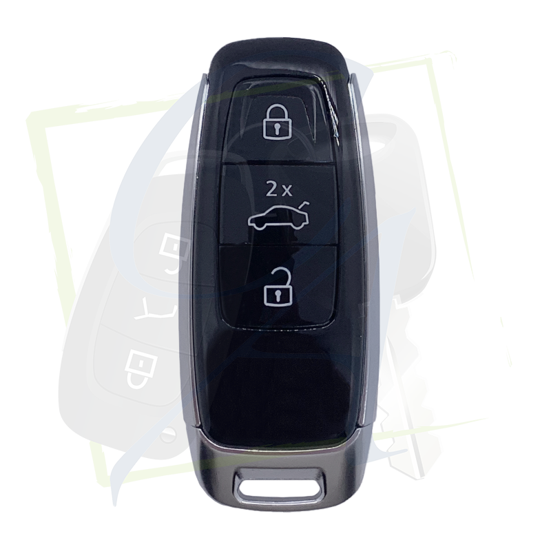 Clé Xhorse MLB 3 boutons design Audi vue de face