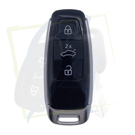 Clé Xhorse MLB 3 boutons design Audi vue de face