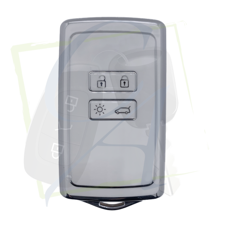 ÉTUI CARTE RENAULT BLANC FACE