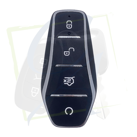 Vue de face clé compatible byd dolphin