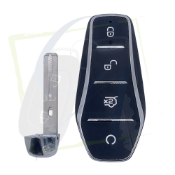 Vue de face avec lame de la clé compatible byd dolphin