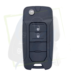 COQUE CLÉ JEEP & CHRYSLER 2 BOUTONS VUE DE FACE