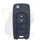 COQUE CLÉ JEEP & CHRYSLER 2 BOUTONS VUE DE FACE