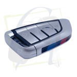 CLÉ KEYDIY FGB23 BMW - MODÈLE 4 BOUTONS - CHROME vue de côté