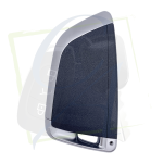 CLÉ KEYDIY FGB23 BMW - 4 BOUTONS PANIC - CHROME vue de dos