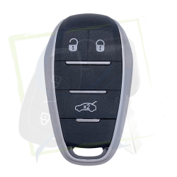 CLÉ ALFA ROMEO GIULIA & STELVIO - MODÈLE MAINS LIBRES 3 BOUTONS vue de face