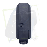 CLÉ YAMAHA T-MAX & N-MAX - 1 BOUTON VUE DE DOS