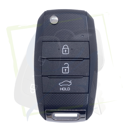 COQUE CLÉ KIA - 3 BOUTONS, LAME KIA9 face