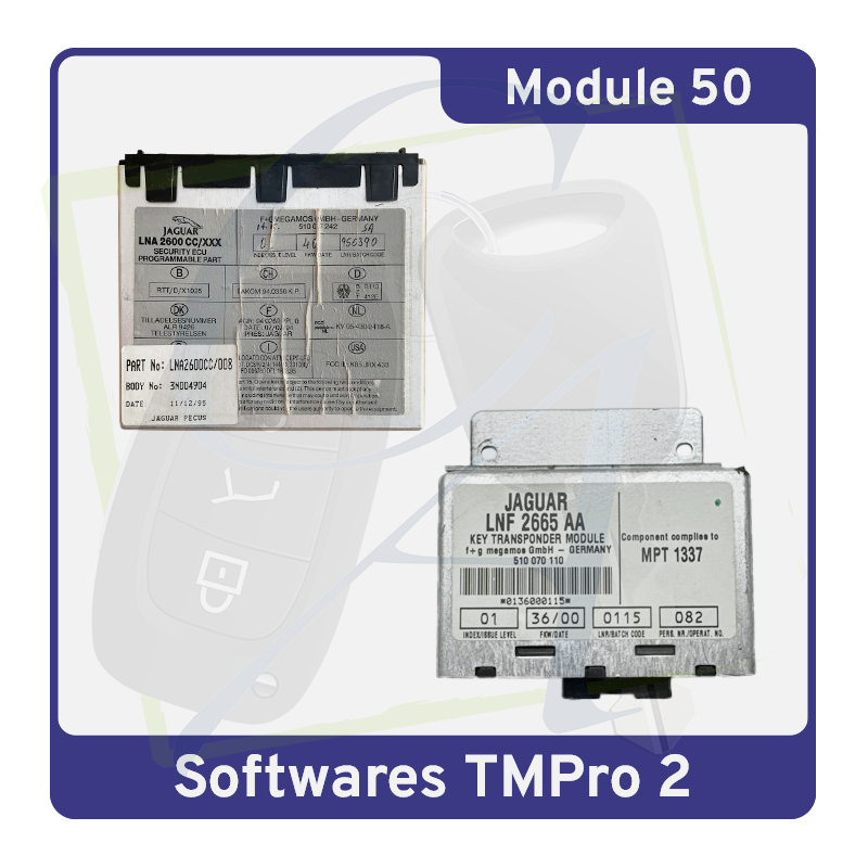 MODULE 50 TMPRO2 – Transpondeur Jaguar avec immobox 93C46