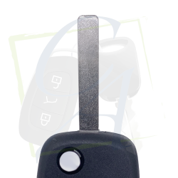 COQUE CLÉ RENAULT 3 BOUTONS FLIP PILE SUR CIRCUIT - VA2, HU179, HU136 OU NSN14