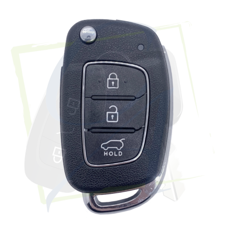 COQUE CLÉ HYUNDAI 3 BOUTONS - LAME HY22 FACE