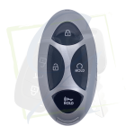 CLÉ HYUNDAI KONA 6 BOUTONS 2023+ - REF: 95440-BF080 FACE