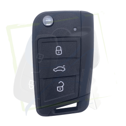 COQUE DE CLÉ VOLKSWAGEN MQB - LAME HU162T FACE