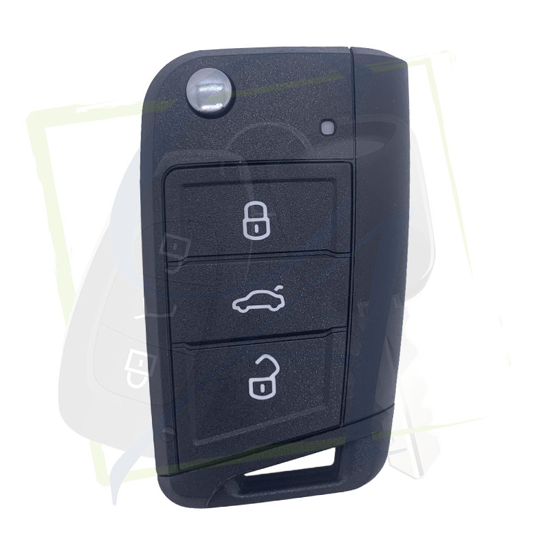 COQUE DE CLÉ VOLKSWAGEN MQB - LAME HU162T FACE