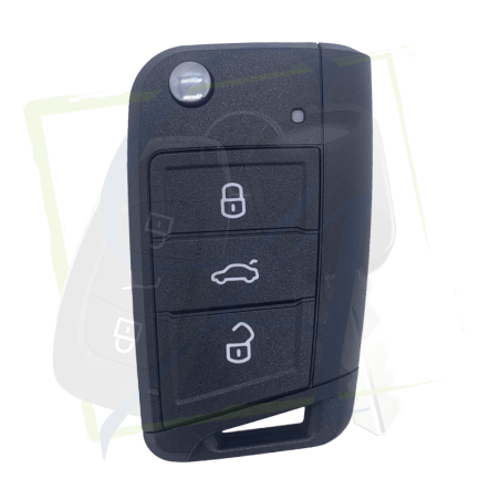 COQUE DE CLÉ VOLKSWAGEN MQB - LAME HU162T FACE