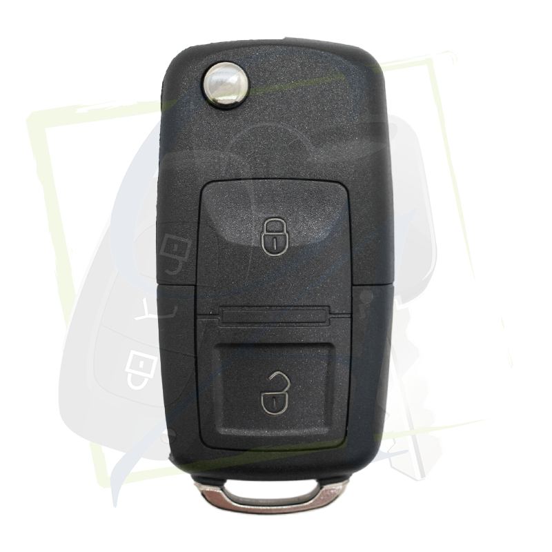 CLÉ SKODA (1997-2011) 2 BOUTONS - KEYDIY PRÉCODÉE FACE