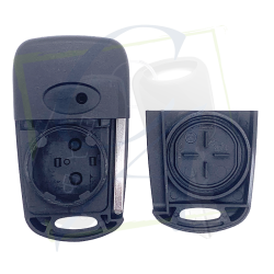 COQUE DE CLÉ KIA - LAME HU134 & 3 BOUTONS COQUE