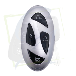 COQUE DE CLÉ HYUNDAI 2024+ - 5 BOUTONS FACE