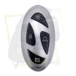 COQUE DE CLÉ HYUNDAI 2024+ - 4 BOUTONS FACE