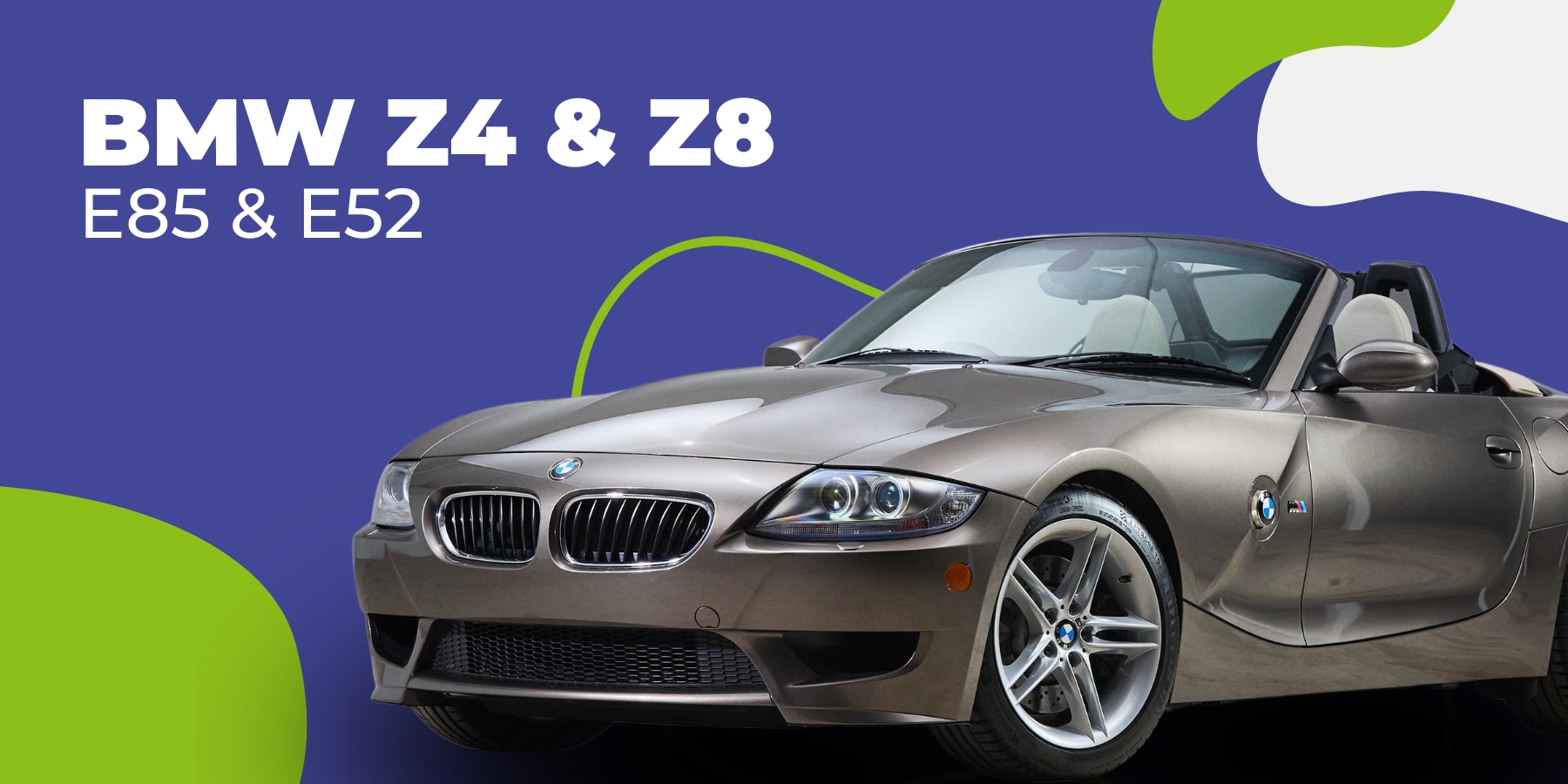 Graphique BMW Z4-Z8 avec photo du véhicule